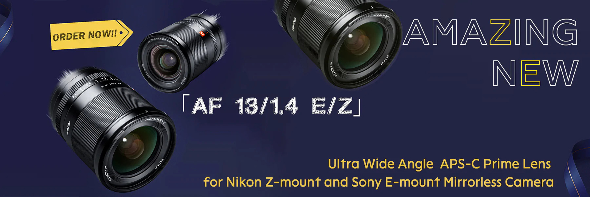 Viltrox AF 13mm Nikon Z-mount & Sony E-mount